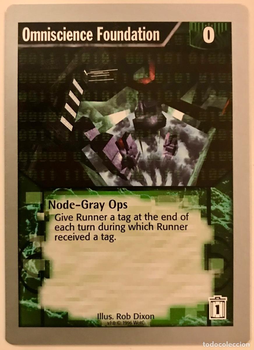 Trading cards: Netrunner - Limited - Omniscience Foundation - Foto 1