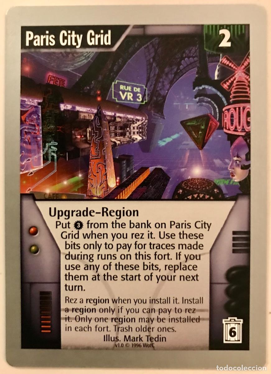 Trading cards: Netrunner - Limited - Paris City Grid - Foto 1