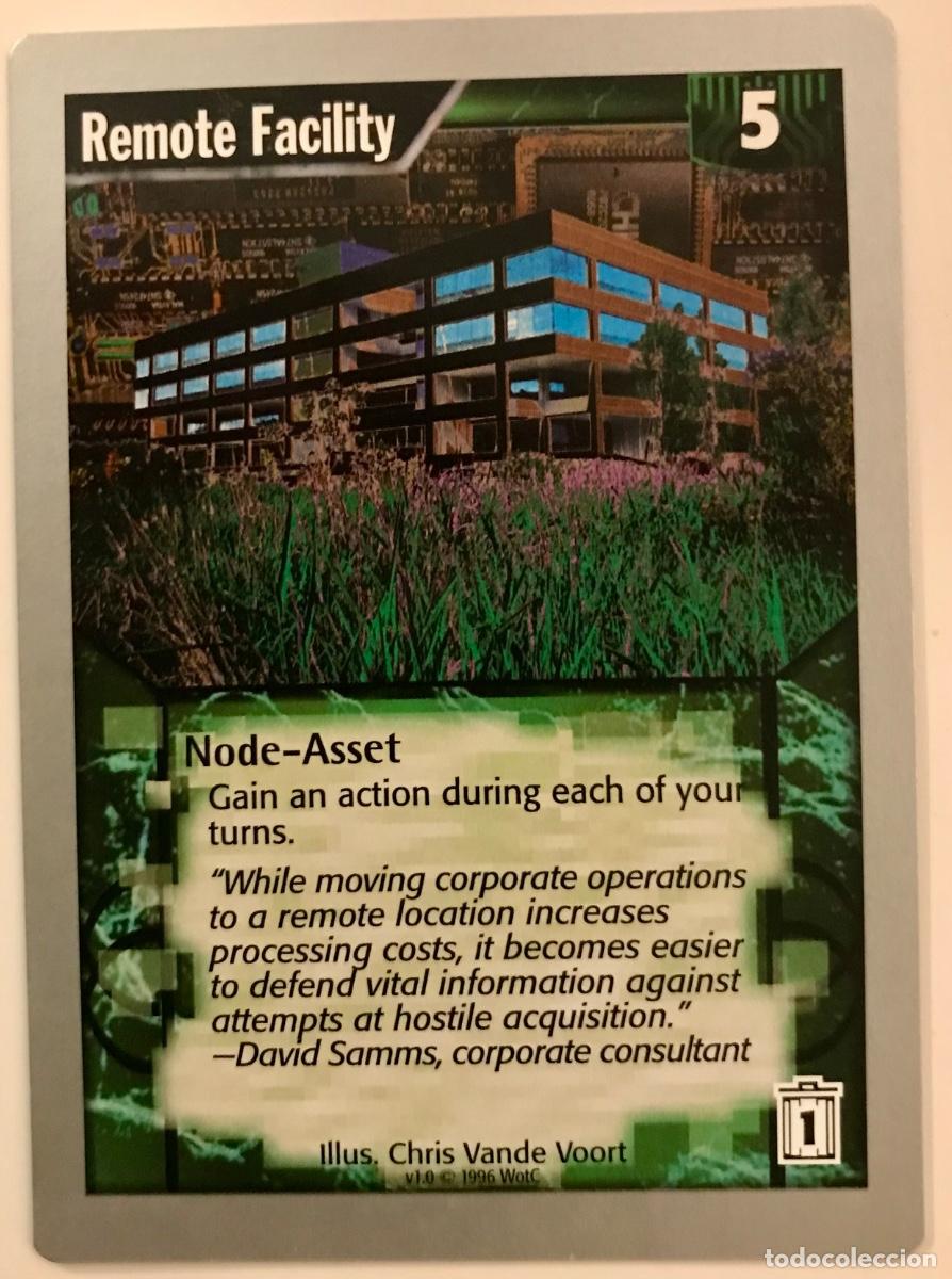 Trading cards: Netrunner - Limited - Remote Facility - Foto 1