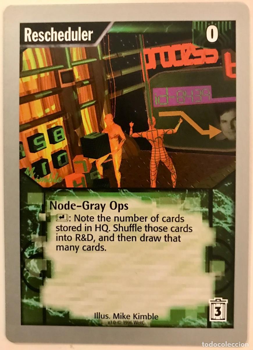 Trading cards: Netrunner - Limited - Rescheduler - Foto 1