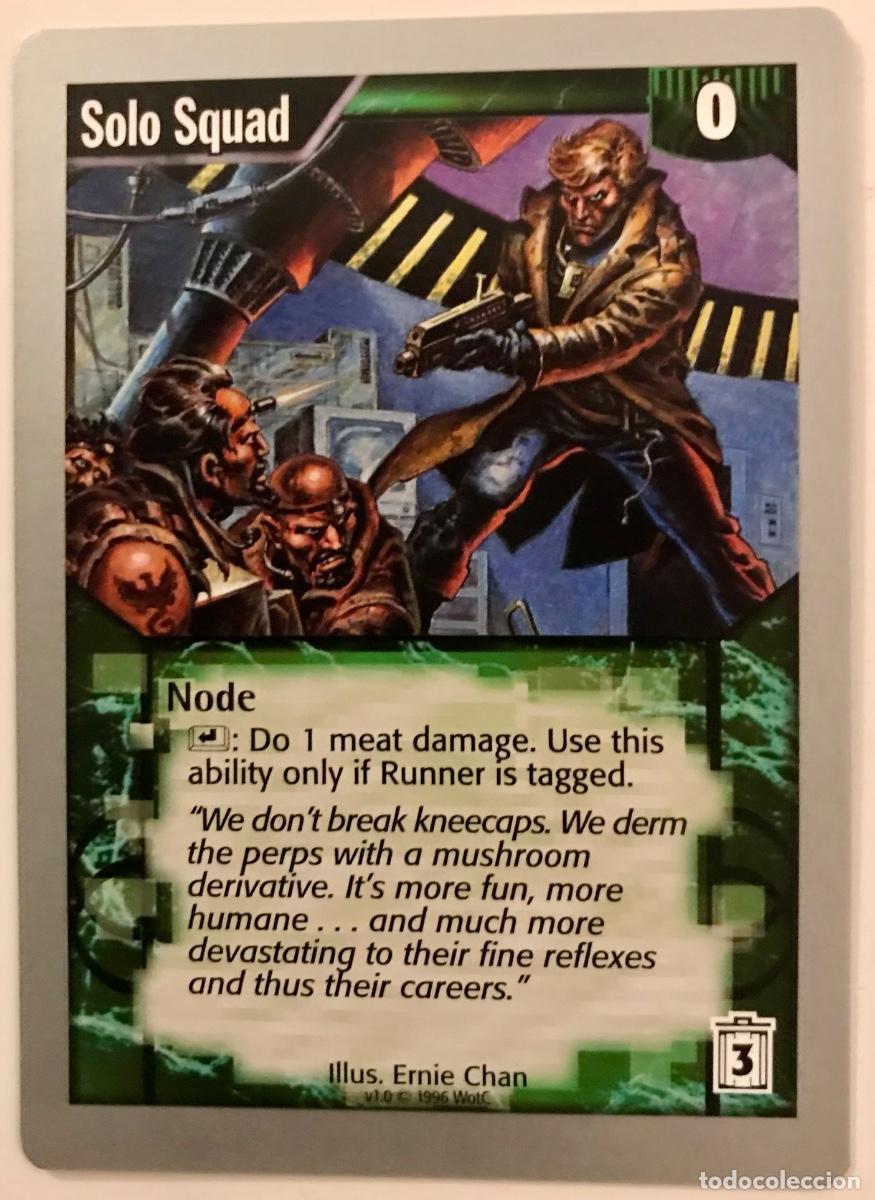 Trading cards: Netrunner - Limited - Solo Squad - Foto 1