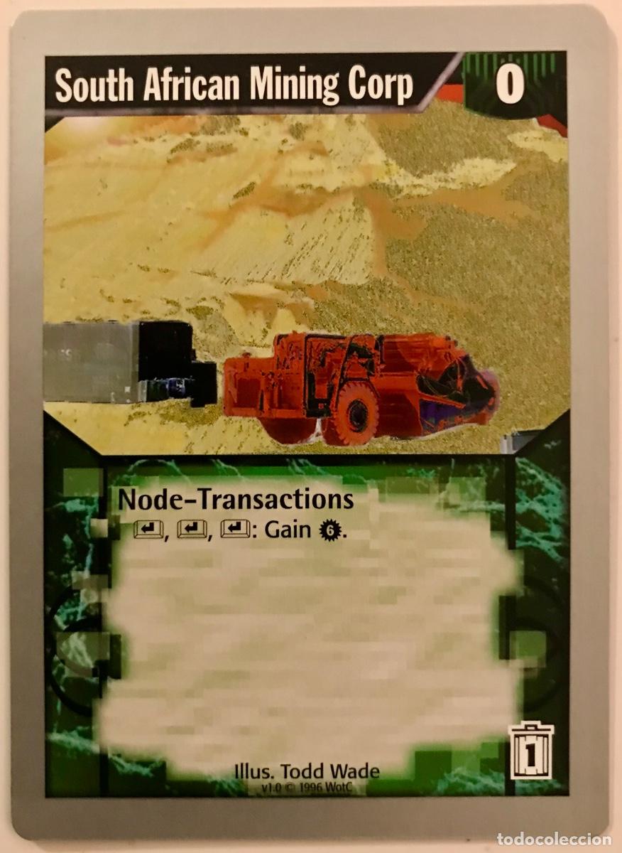 Trading cards: Netrunner - Limited - South African Mining Corp - Foto 1