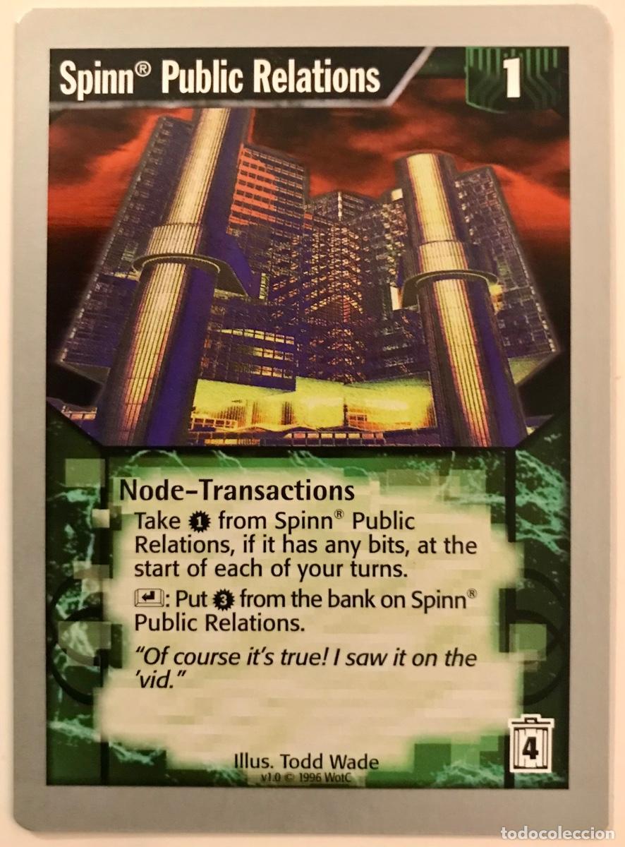 Trading cards: Netrunner - Limited - Spinn(R) Public Relations - Foto 1