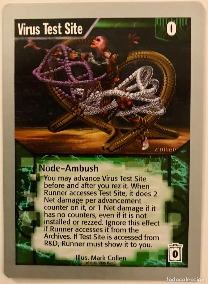 Trading cards: Netrunner - Limited - Virus Test Site - Foto 1