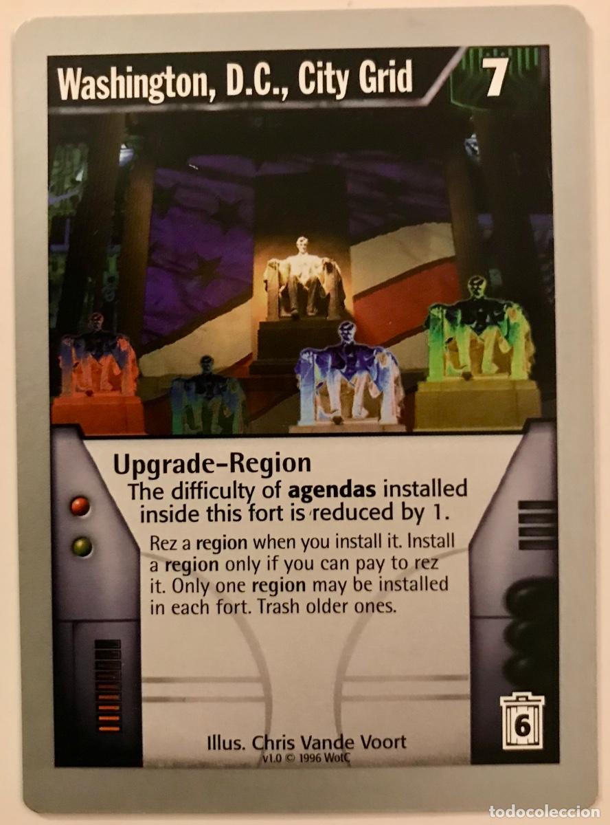 Trading cards: Netrunner - Limited - Washington, D.C., City Grid - Foto 1