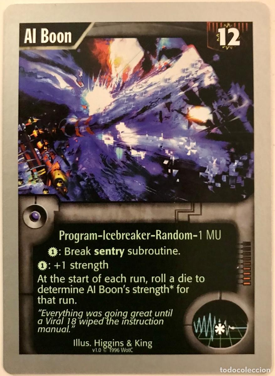 Trading cards: Netrunner - Limited - AI Boon - Foto 1