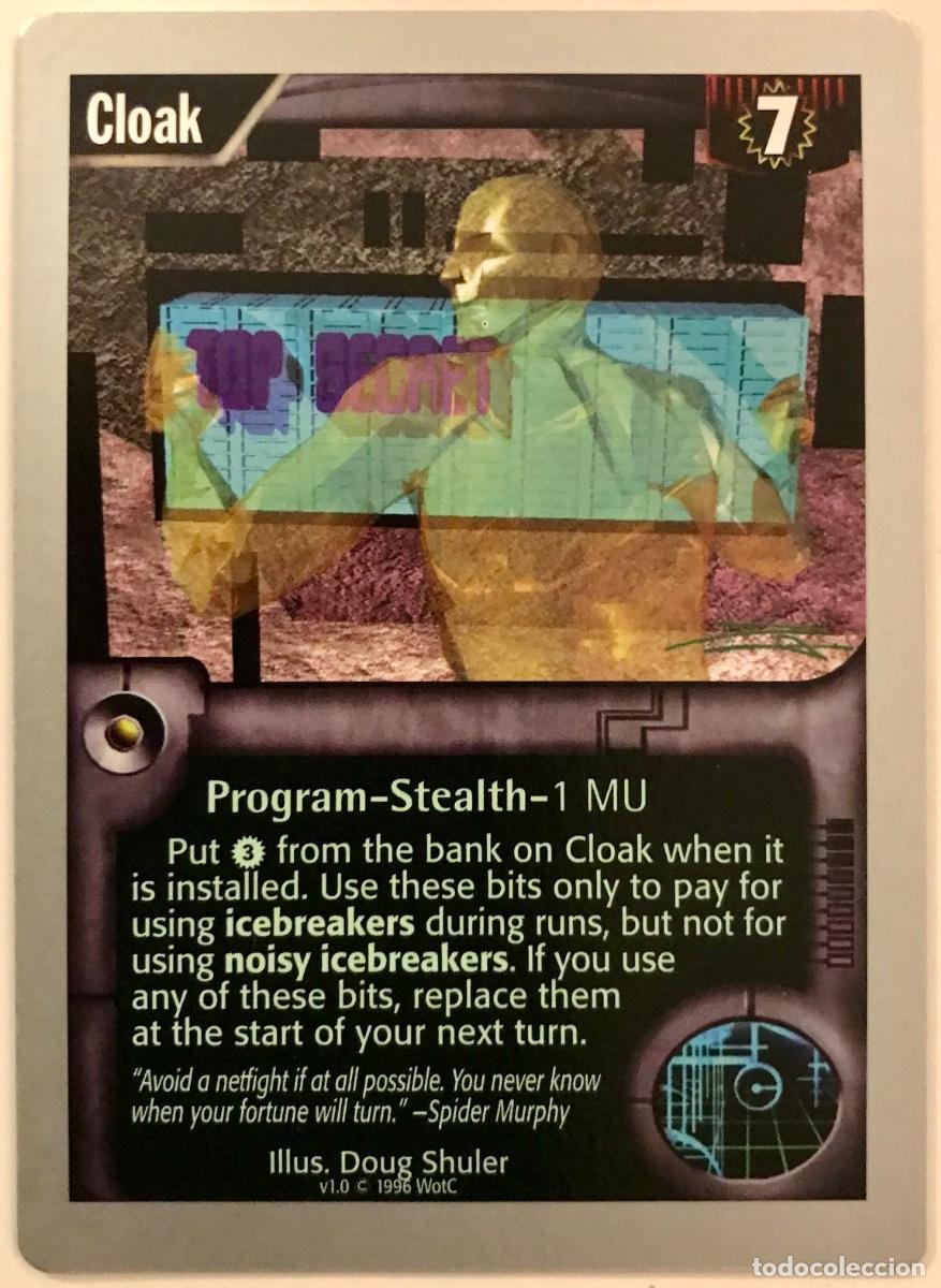 Trading cards: Netrunner - Limited - Cloak - Foto 1