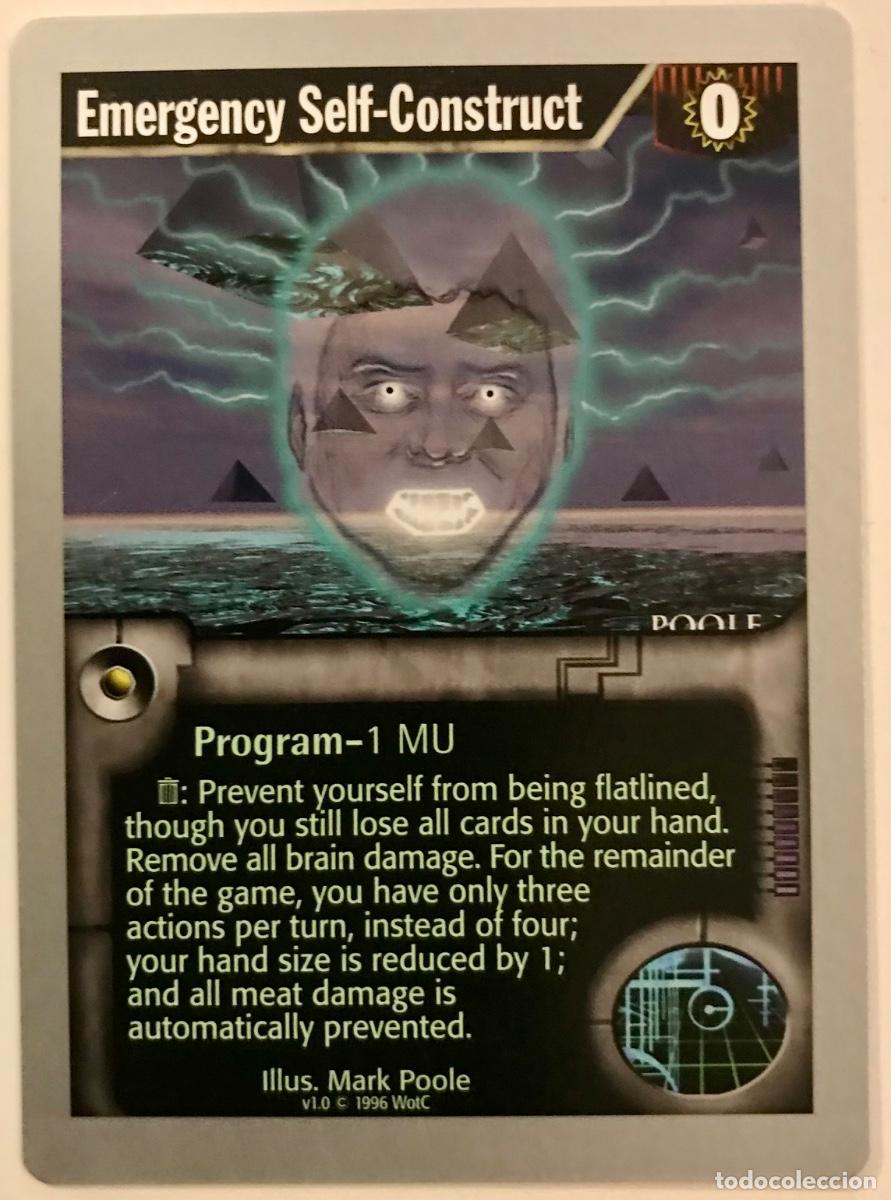 Trading cards: Netrunner - Limited - Emergency Self-Construct - Foto 1