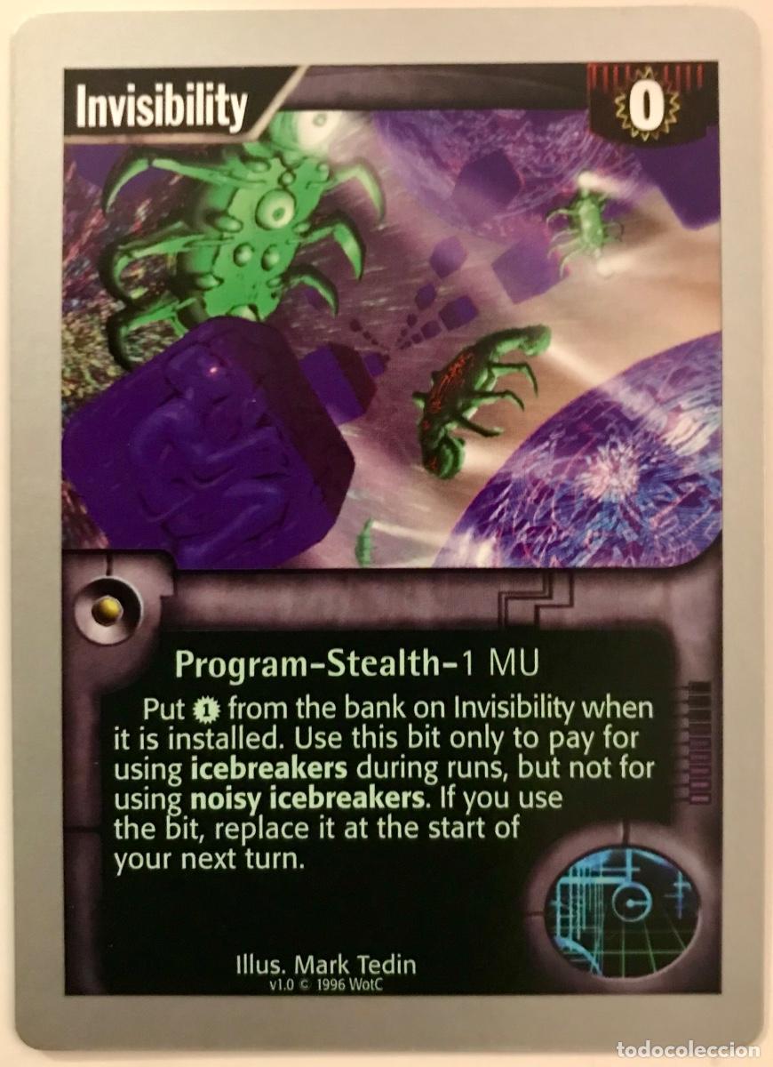Trading cards: Netrunner - Limited - Invisibility - Foto 1