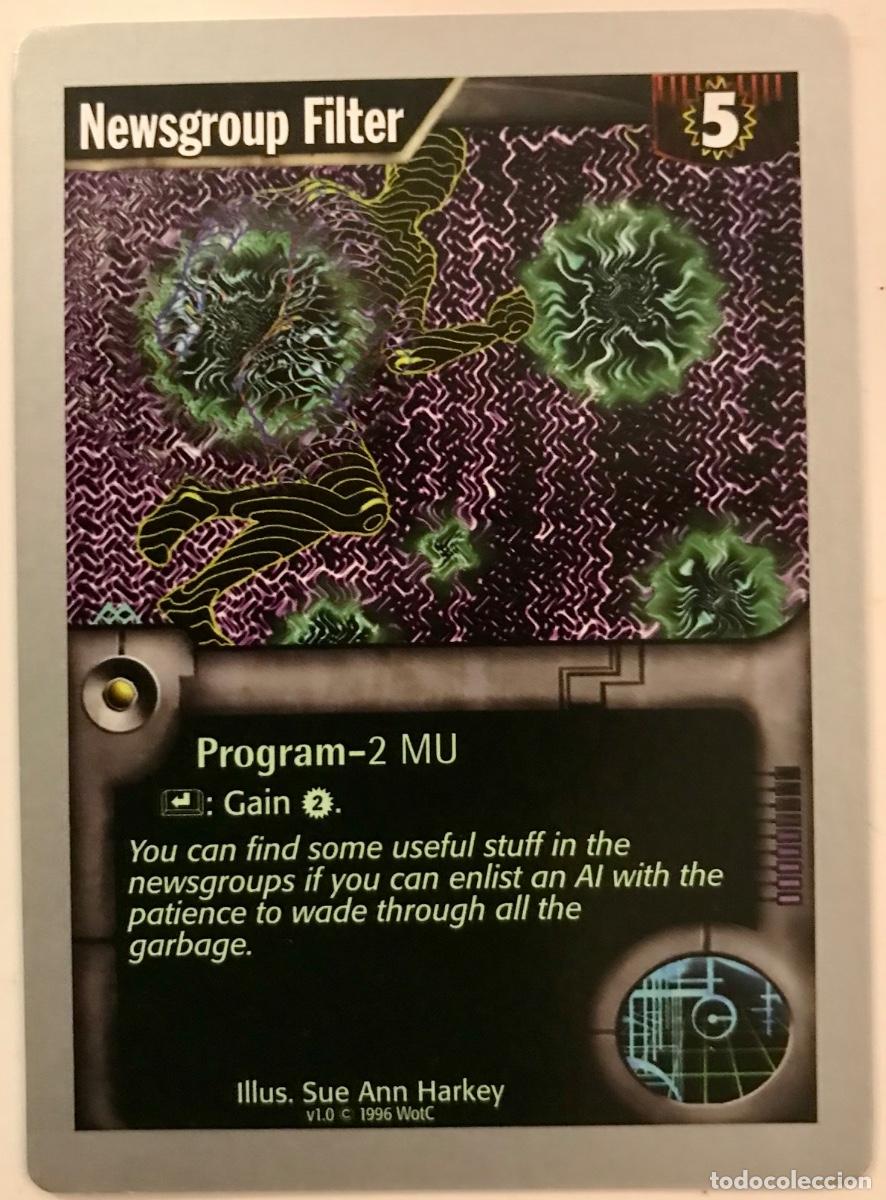 Trading cards: Netrunner - Limited - Newsgroup Filter - Foto 1