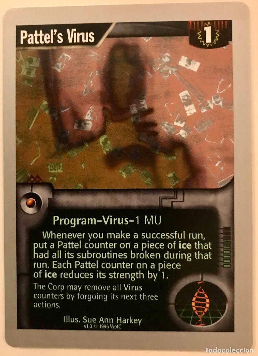 Trading cards: Netrunner - Limited - Pattels Virus - Foto 1