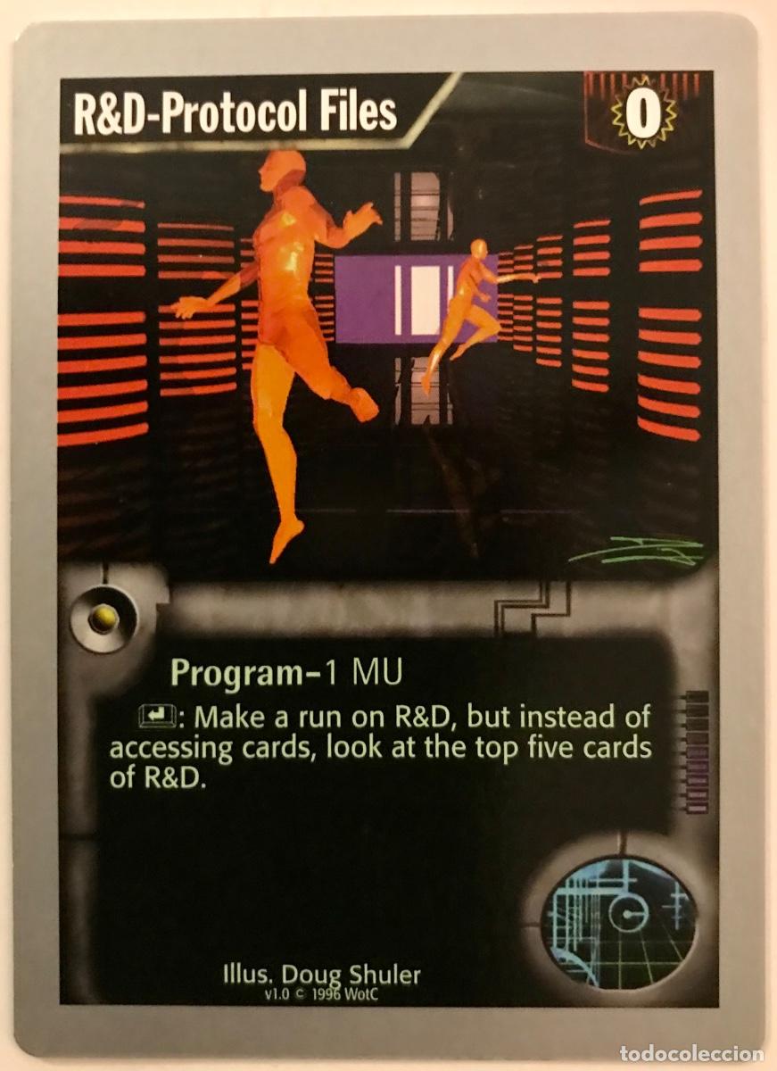 Trading cards: Netrunner - Limited - R&D-Protocol Files - Foto 1
