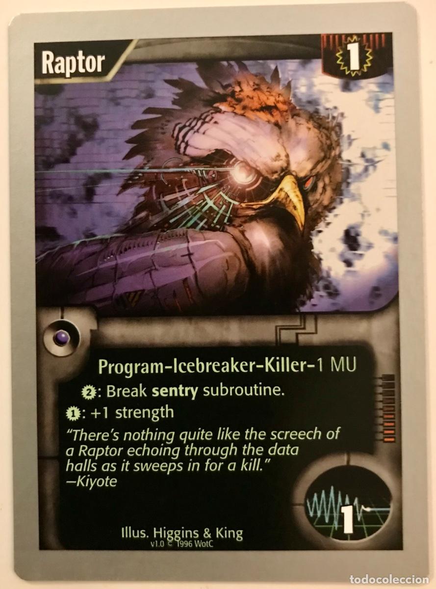 Trading cards: Netrunner - Limited - Raptor - Foto 1