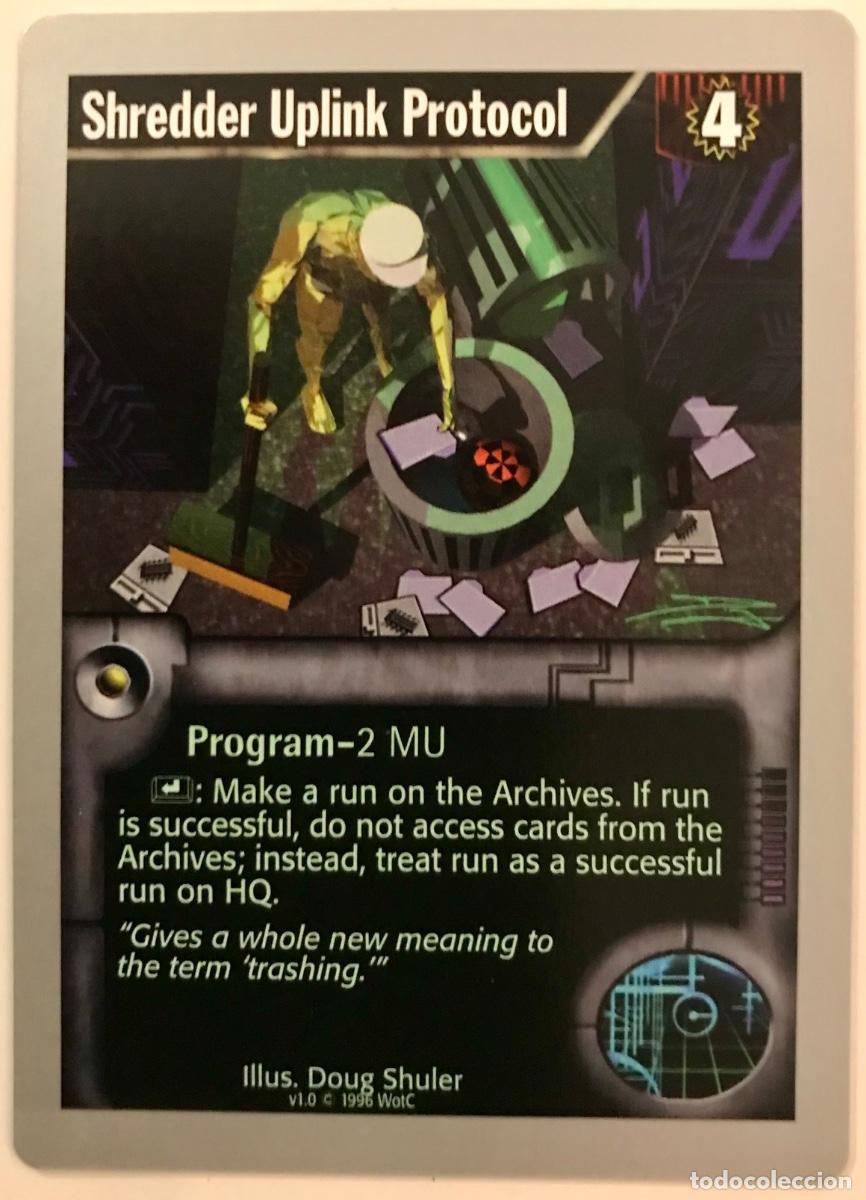 Trading cards: Netrunner - Limited - Shredder Uplink Protocol - Foto 1