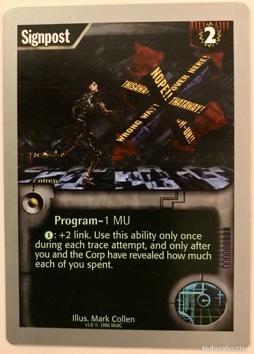 Trading cards: Netrunner - Limited - Signpost - Foto 1