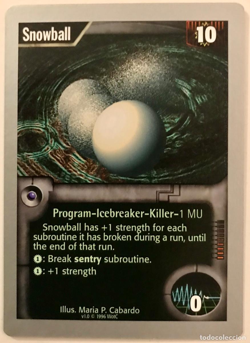 Trading cards: Netrunner - Limited - Snowball - Foto 1