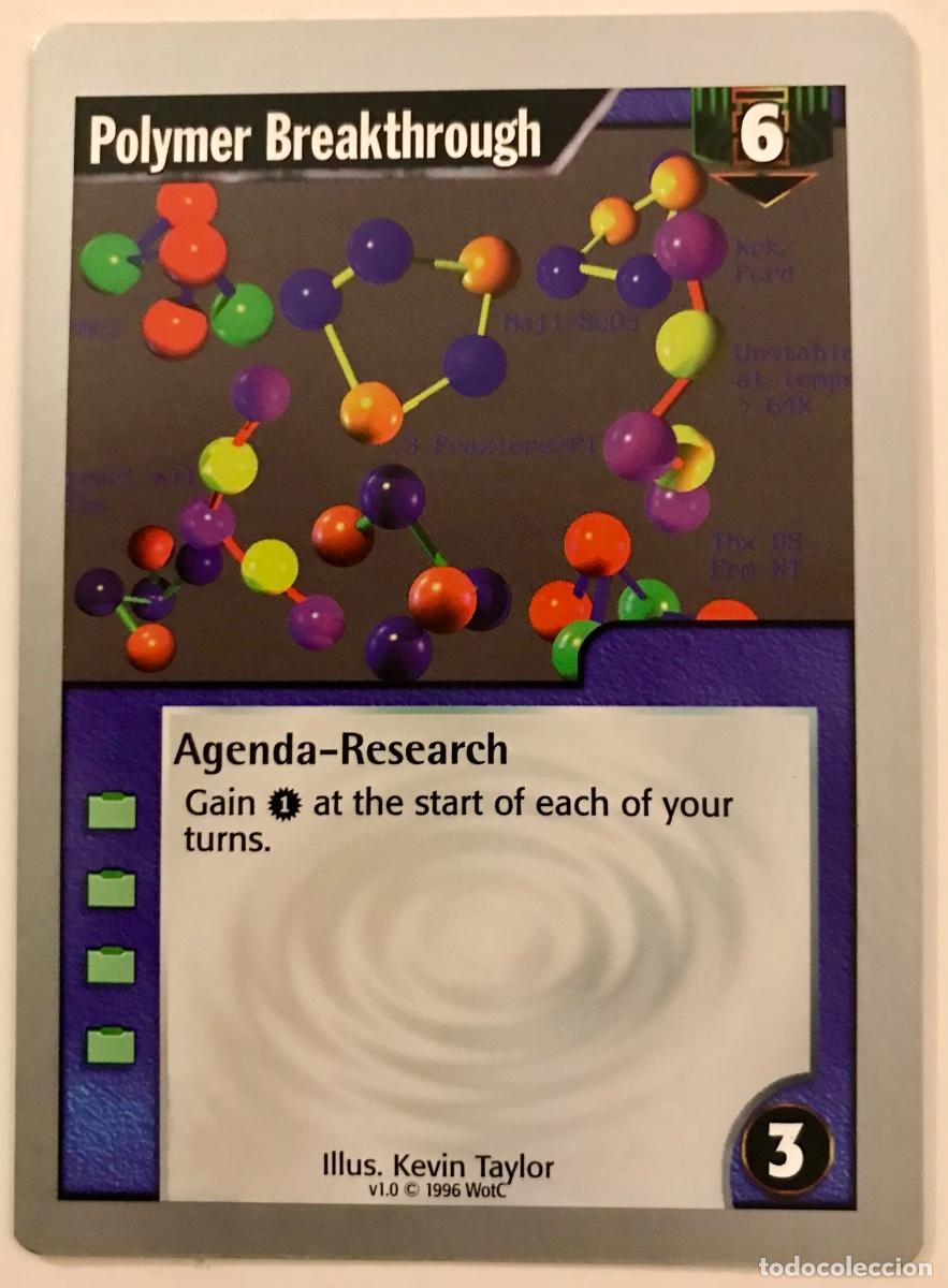 Trading cards: Netrunner - Limited - Polymer Breakthrough - Foto 1