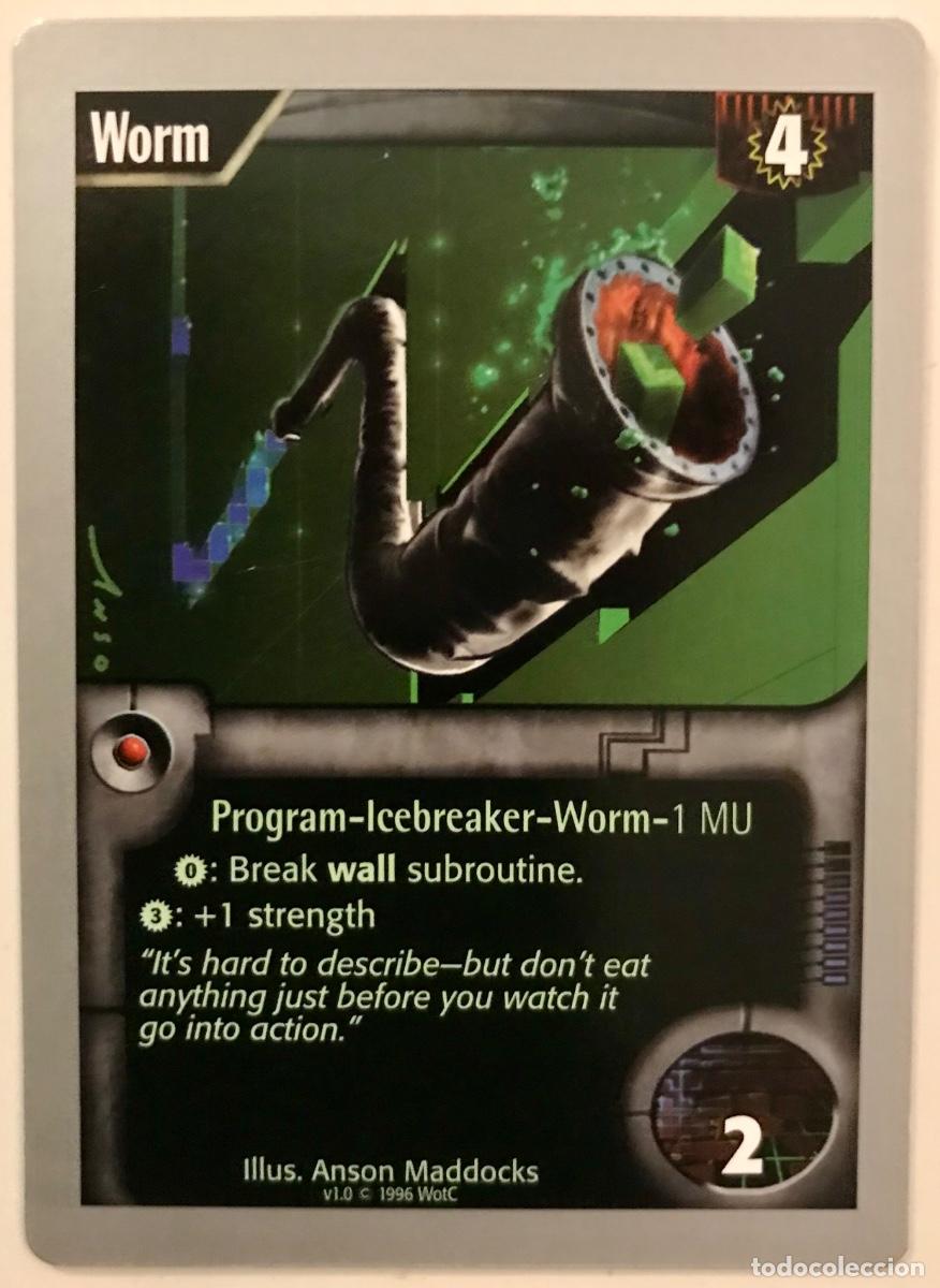 Trading cards: Netrunner - Limited - Worm - Foto 1