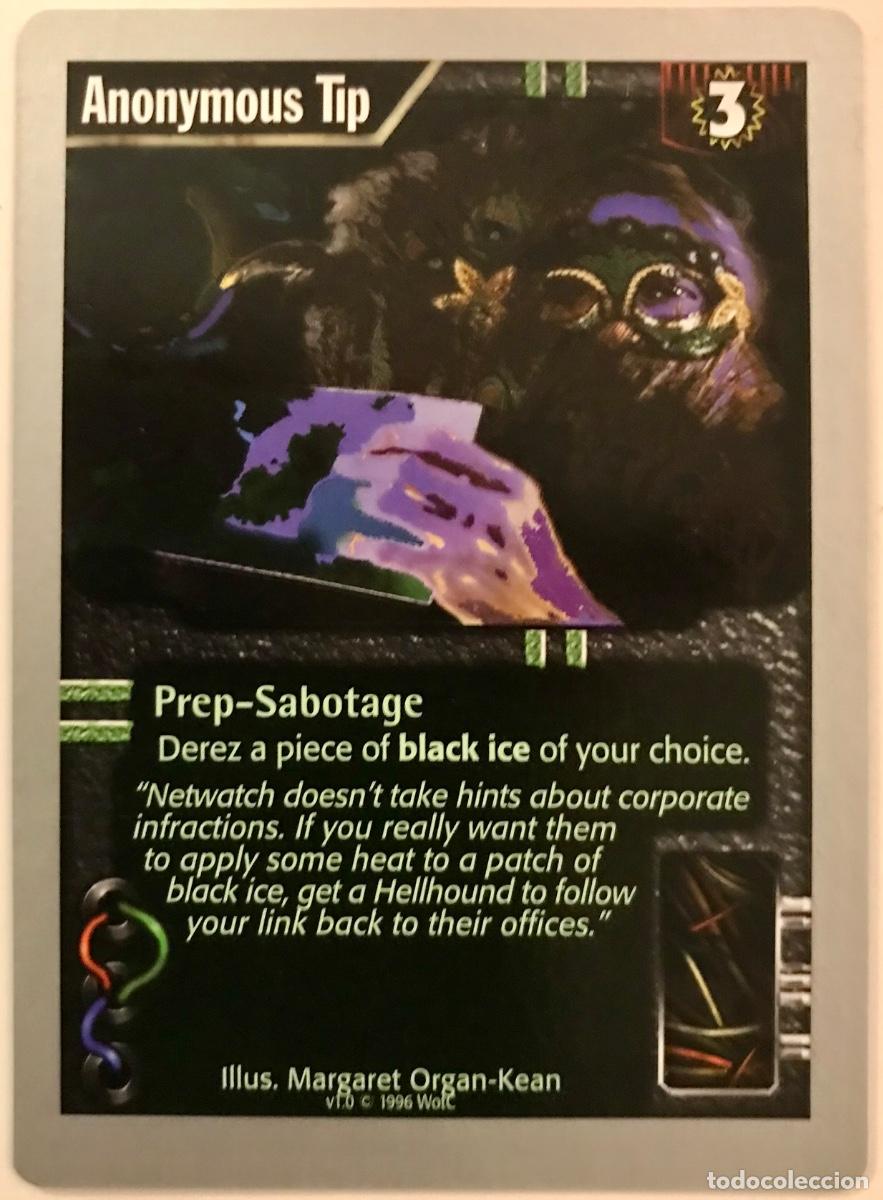 Trading cards: Netrunner - Limited - Anonymous Tip - Foto 1