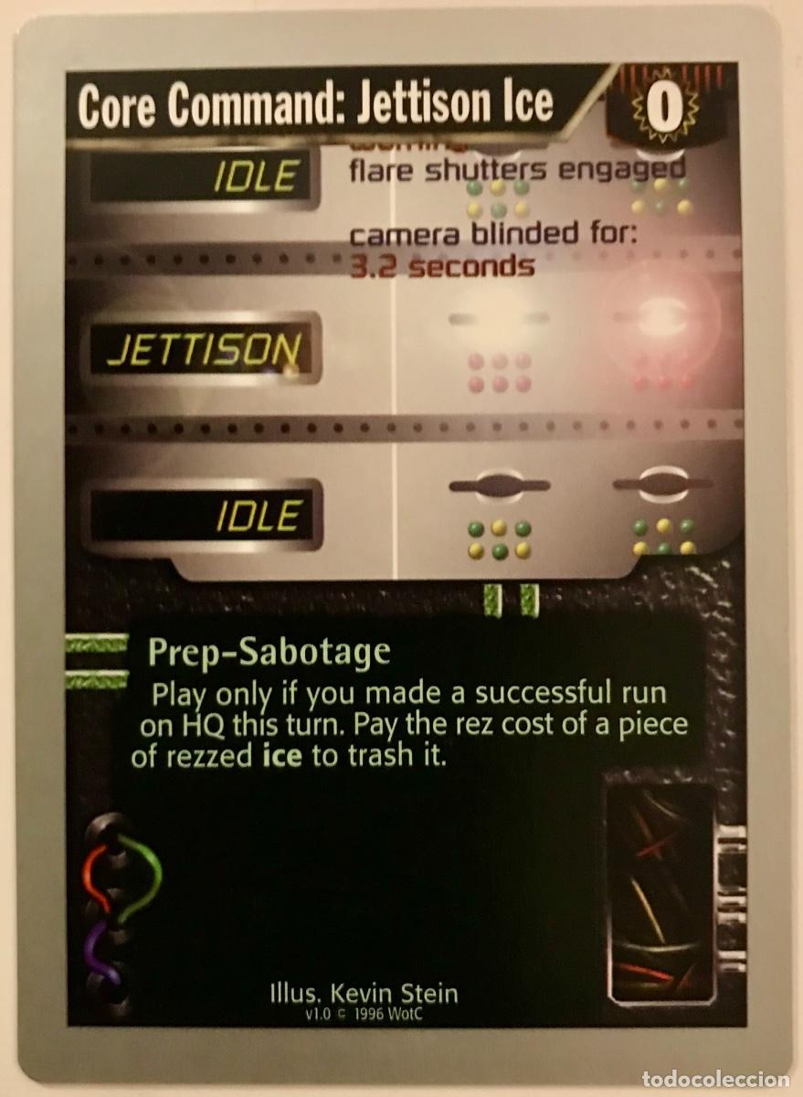 Trading cards: Netrunner - Limited - Core Command: Jettison Ice - Foto 1