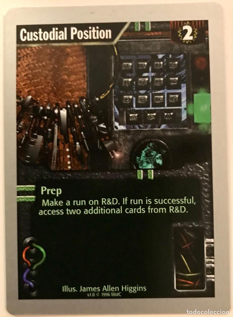 Trading cards: Netrunner - Limited - Custodial Position - Foto 1