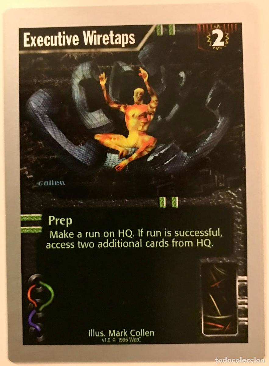 Trading cards: Netrunner - Limited - Executive Wiretaps - Foto 1