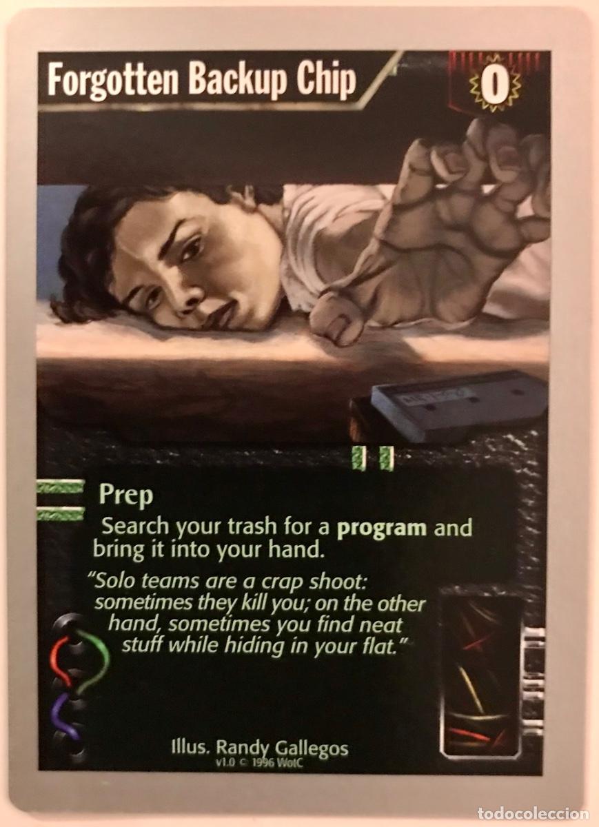 Trading cards: Netrunner - Limited - Forgotten Backup Chip - Foto 1