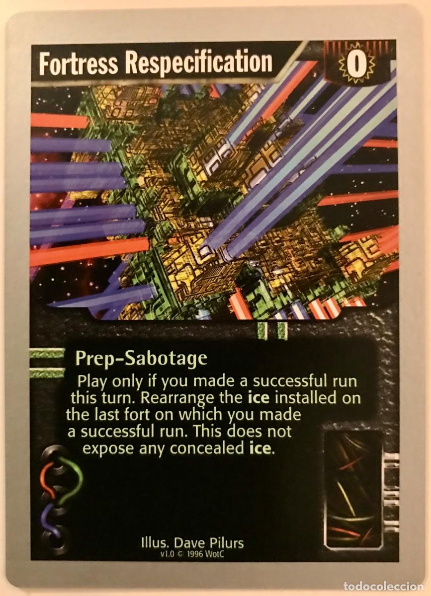 Trading cards: Netrunner - Limited - Fortress Respecification - Foto 1
