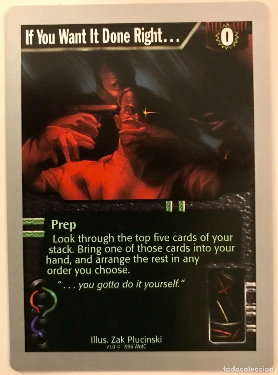 Trading cards: Netrunner - Limited - If You Want It Done Right . . . - Foto 1