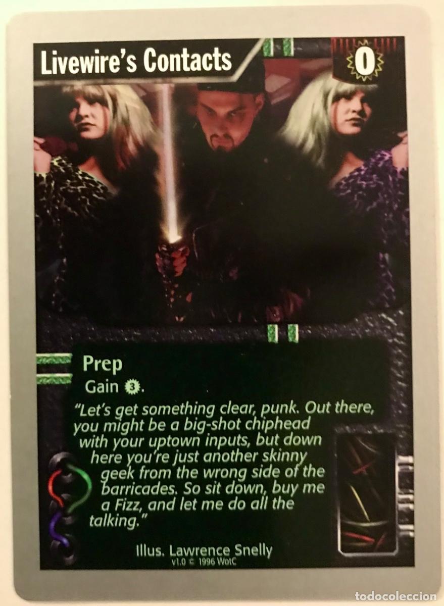 Trading cards: Netrunner - Limited - Livewires Contacts - Foto 1