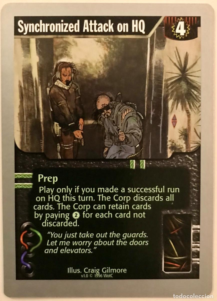 Trading cards: Netrunner - Limited - Synchronized Attack on HQ - Foto 1