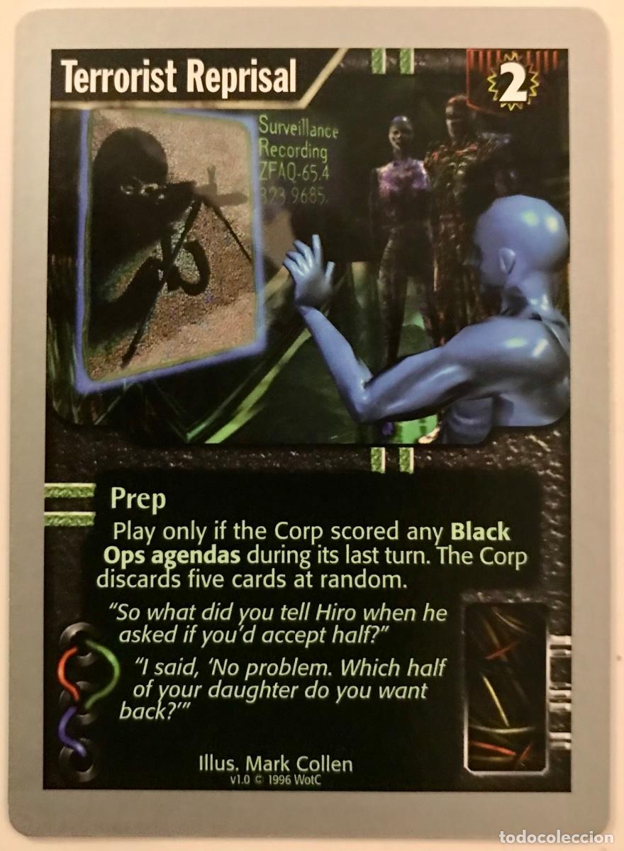 Trading cards: Netrunner - Limited - Terrorist Reprisal - Foto 1