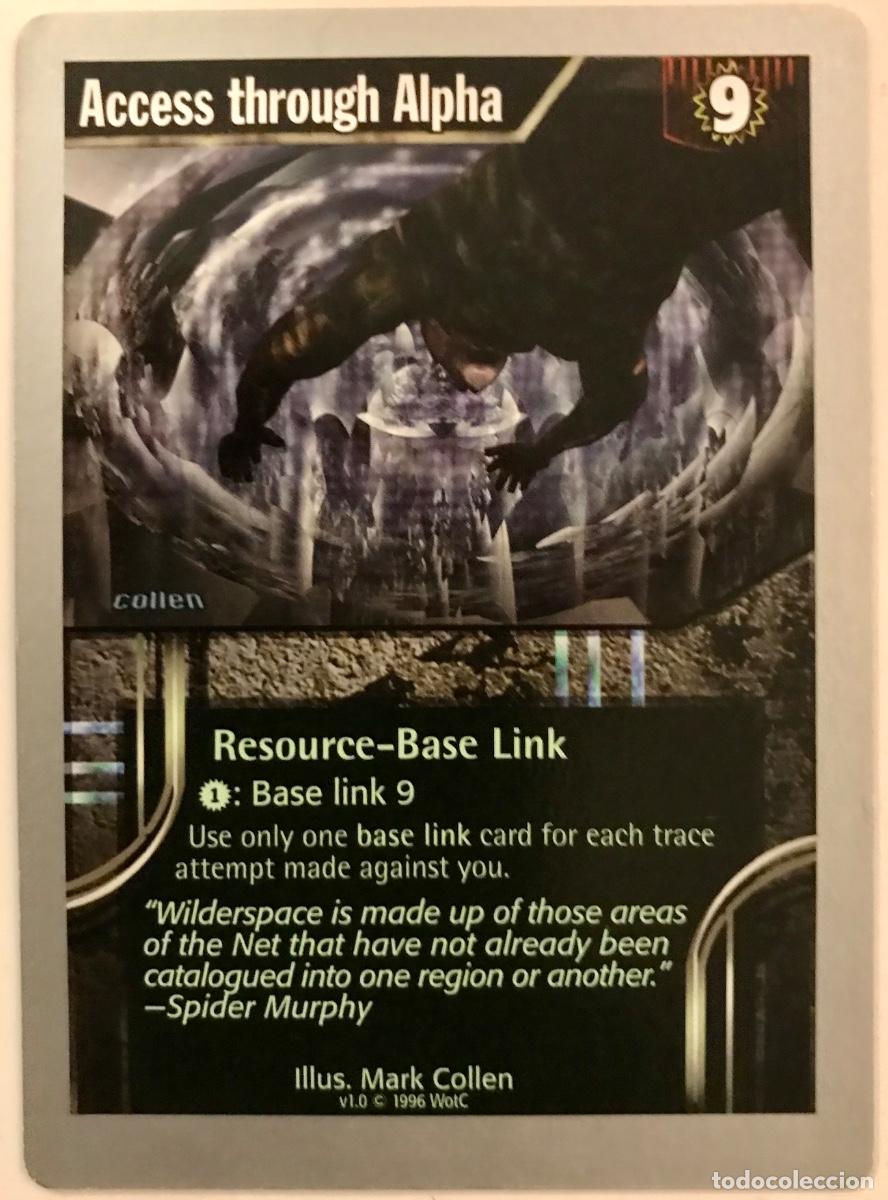Trading cards: Netrunner - Limited - Access through Alpha - Foto 1