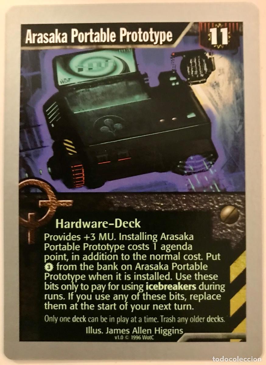 Trading cards: Netrunner - Limited - Arasaka Portable Prototype - Foto 1