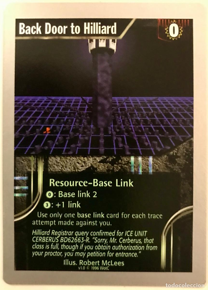 Trading cards: Netrunner - Limited - Back Door to Hilliard - Foto 1