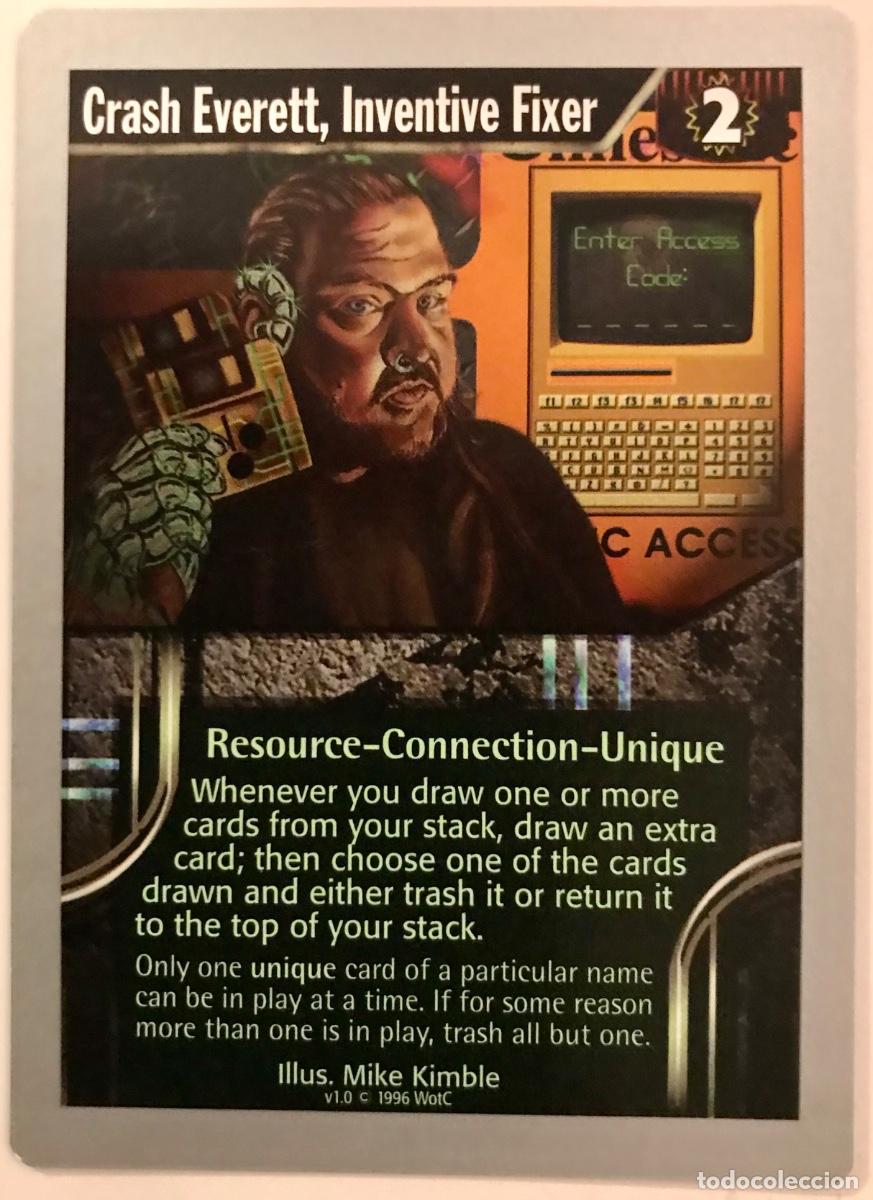 Trading cards: Netrunner - Limited - Crash Everett, Inventive Fixer - Foto 1