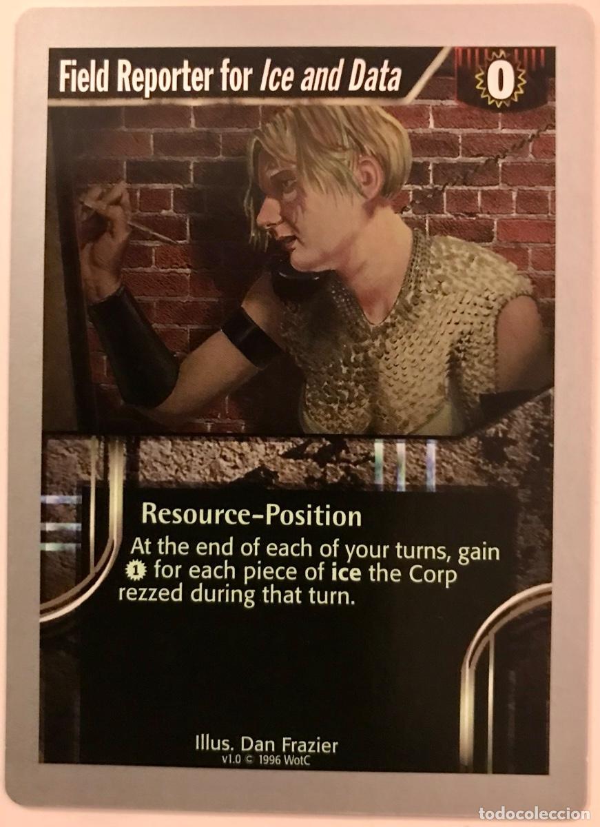 Trading cards: Netrunner - Limited - Field Reporter for Ice and Data - Foto 1