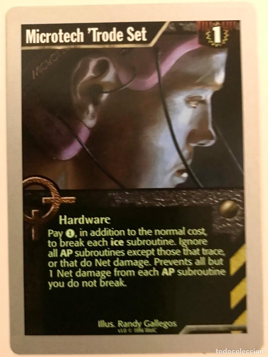 Trading cards: Netrunner - Limited - Microtech Trode Set - Foto 1