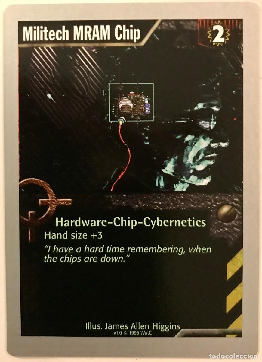 Trading cards: Netrunner - Limited - Militech MRAM Chip - Foto 1