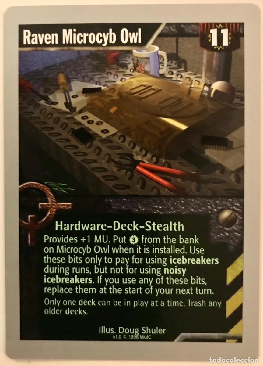 Trading cards: Netrunner - Limited - Raven Microcyb Owl - Foto 1