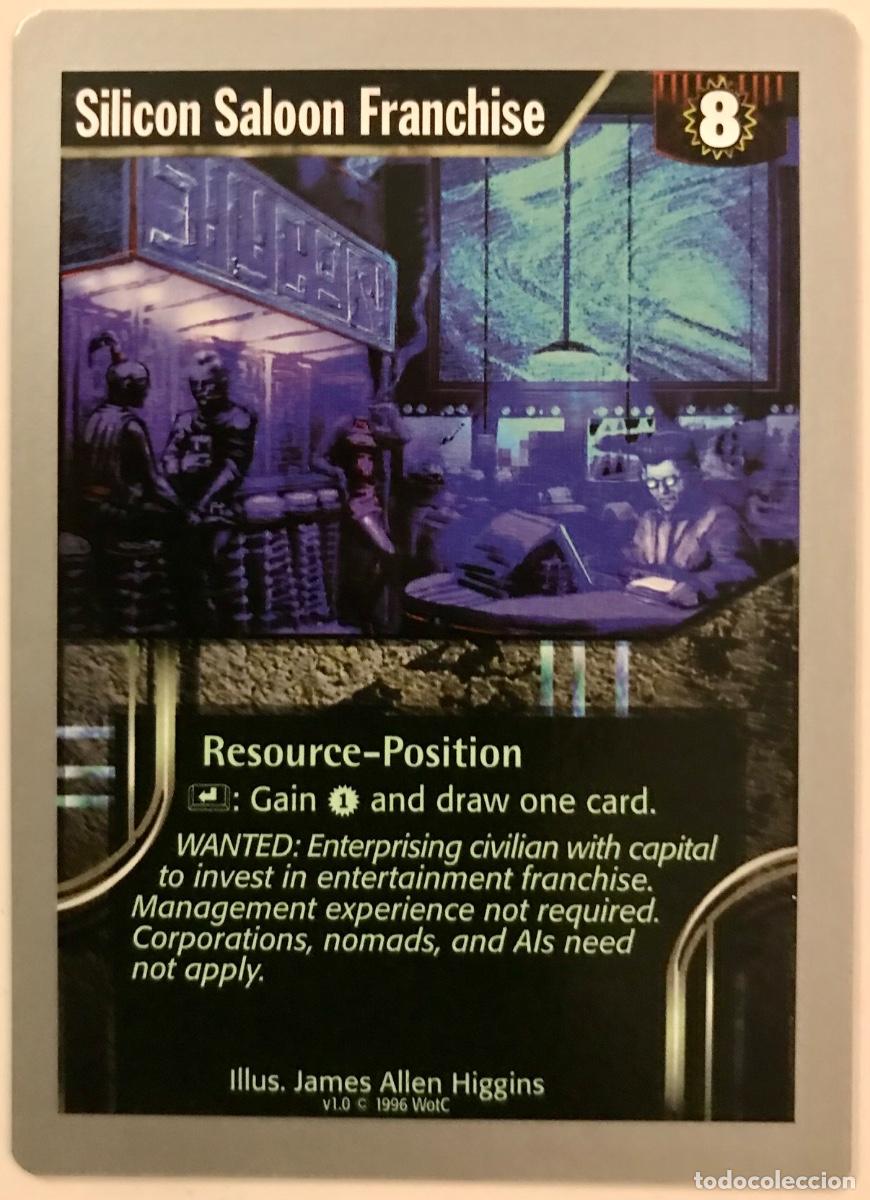 Trading cards: Netrunner - Limited - Silicon Saloon Franchise - Foto 1