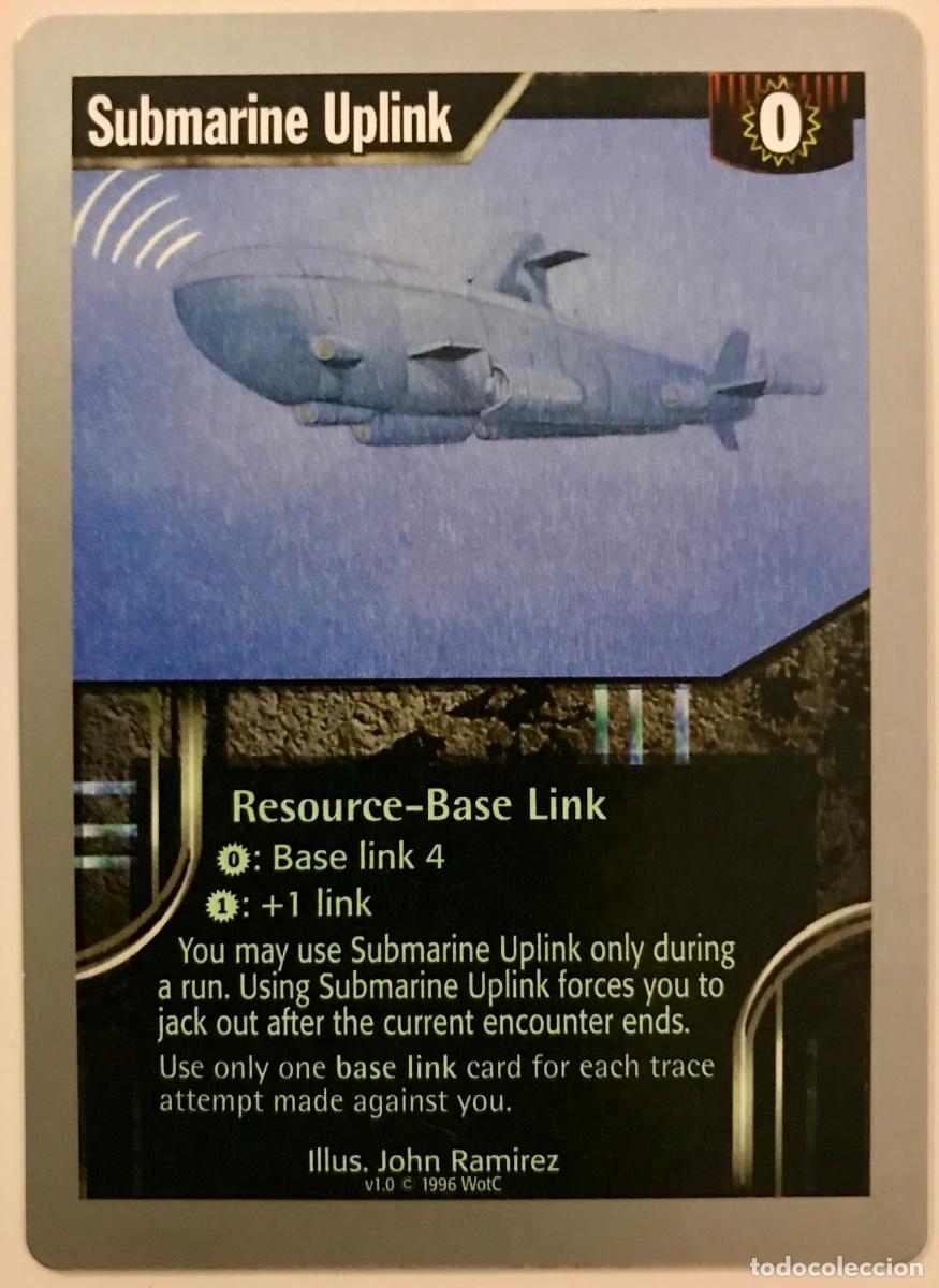 Trading cards: Netrunner - Limited - Submarine Uplink - Foto 1