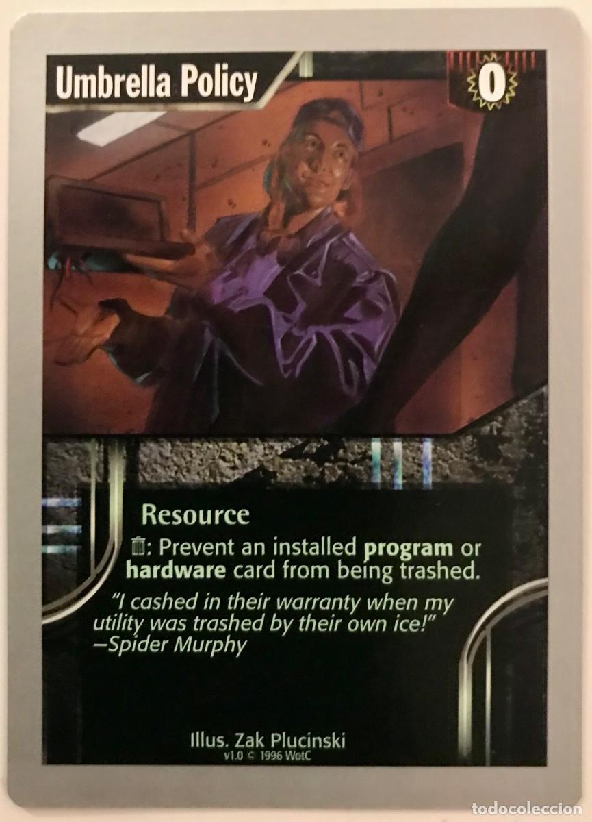 Trading cards: Netrunner - Limited - Umbrella Policy - Foto 1