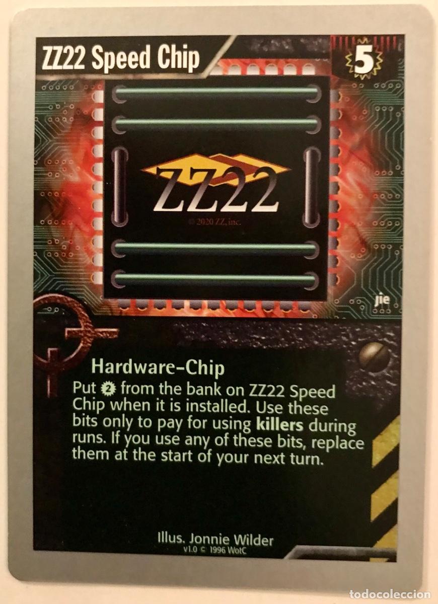 Trading cards: Netrunner - Limited - ZZ22 Speed Chip - Foto 1