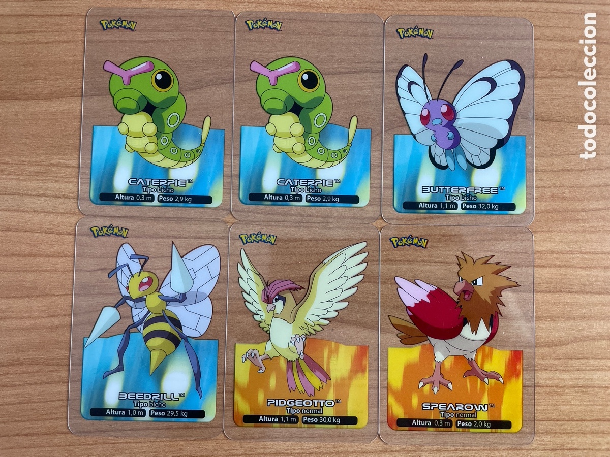 Trading cards: Lote 6 Lamincards Pok&eacute;mon - Foto 1