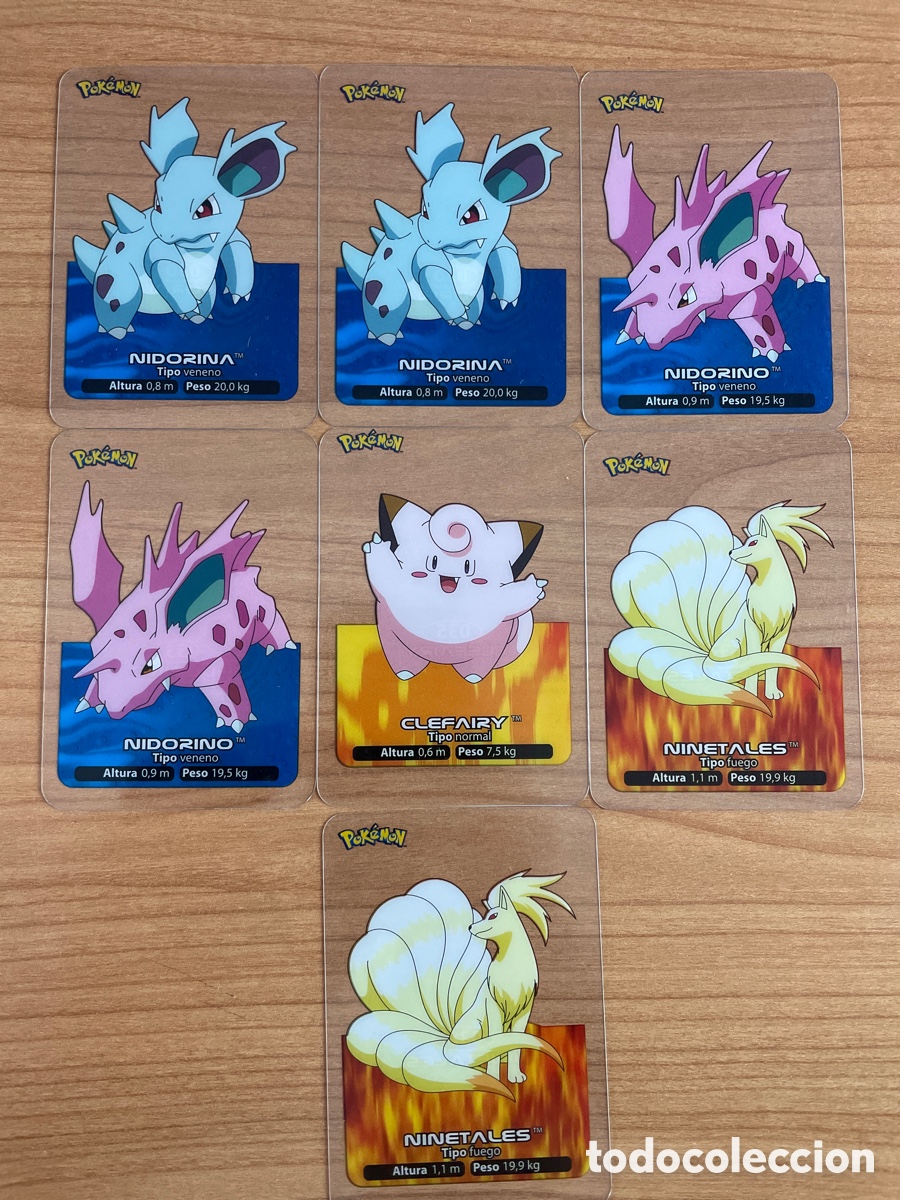 Trading cards: Lote 7 Lamincards Pok&eacute;mon - Foto 1