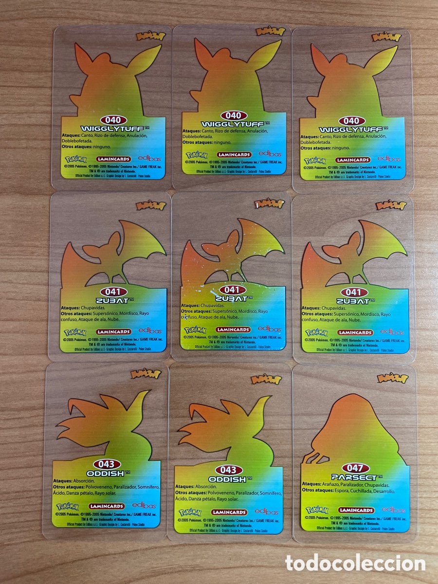 Trading cards: Lote 9 Lamincards Pok&eacute;mon - Foto 2