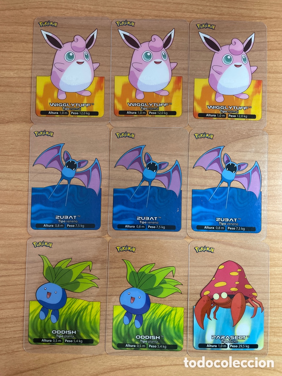 Trading cards: Lote 9 Lamincards Pok&eacute;mon - Foto 1
