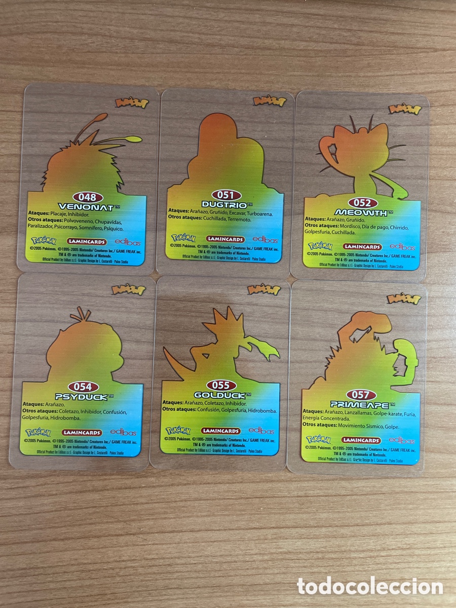 Trading cards: Lote 6 Lamincards Pok&eacute;mon - Foto 2