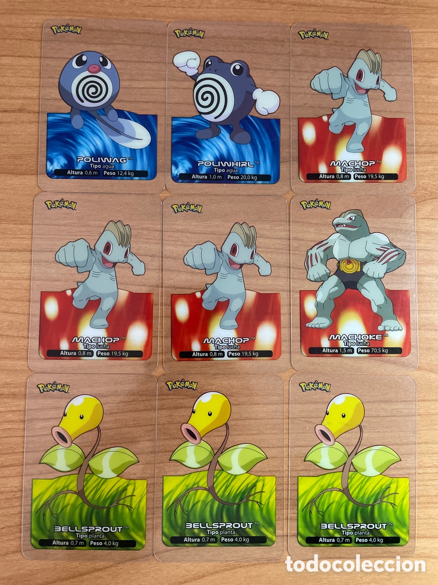 Trading cards: Lote 9 Lamincards Pok&eacute;mon - Foto 1